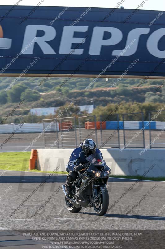 14 to 16th november 2015;Jerez;event digital images;motorbikes;no limits;peter wileman photography;trackday;trackday digital images