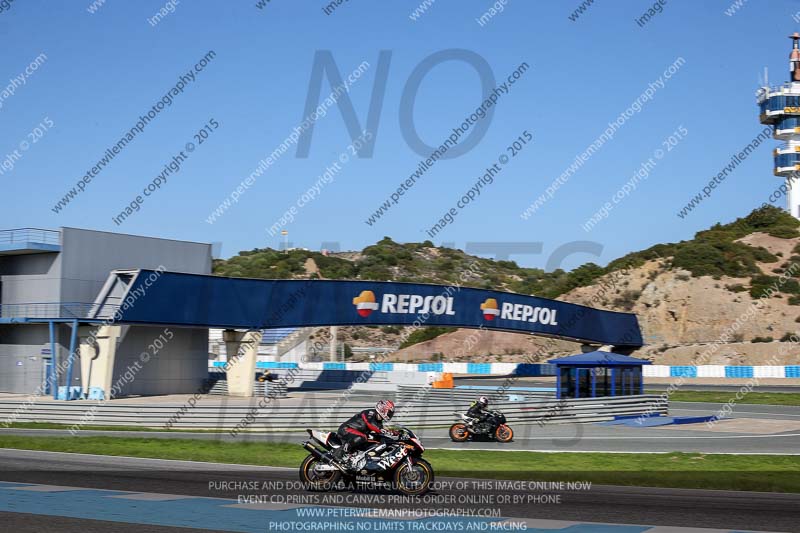 14 to 16th november 2015;Jerez;event digital images;motorbikes;no limits;peter wileman photography;trackday;trackday digital images