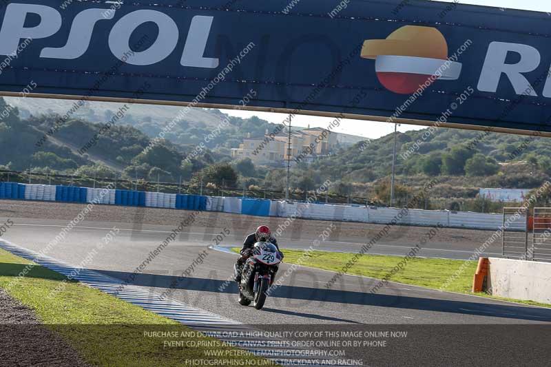 14 to 16th november 2015;Jerez;event digital images;motorbikes;no limits;peter wileman photography;trackday;trackday digital images