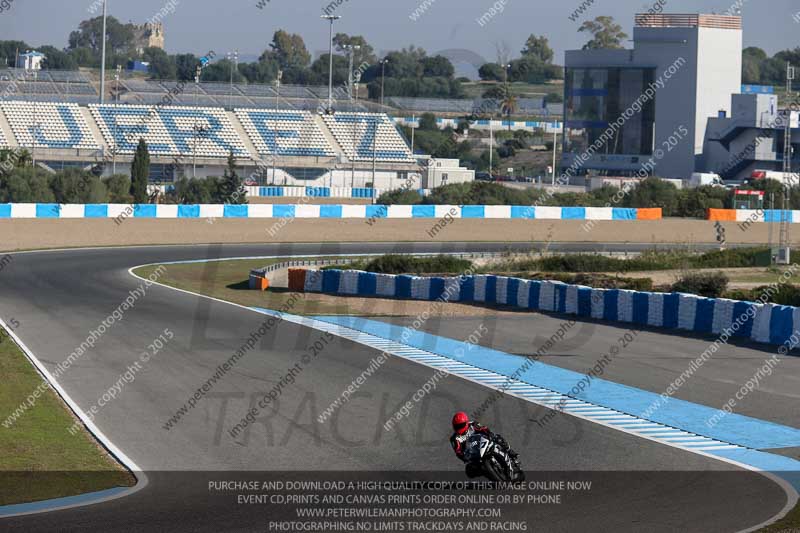 14 to 16th november 2015;Jerez;event digital images;motorbikes;no limits;peter wileman photography;trackday;trackday digital images