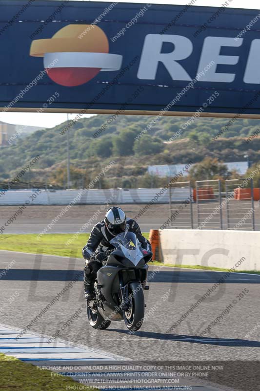 14 to 16th november 2015;Jerez;event digital images;motorbikes;no limits;peter wileman photography;trackday;trackday digital images