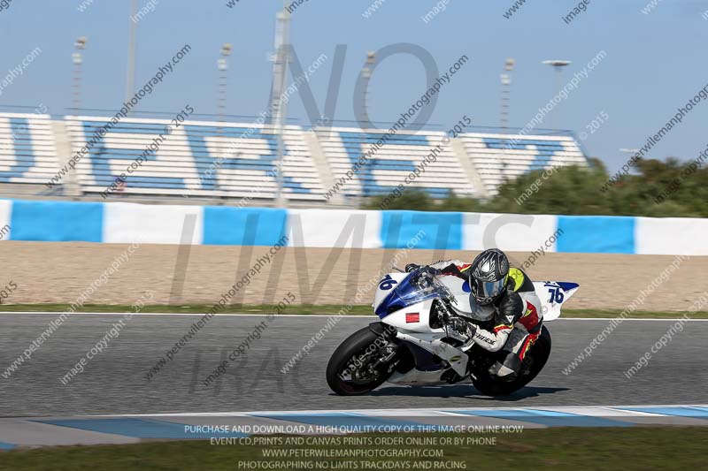 14 to 16th november 2015;Jerez;event digital images;motorbikes;no limits;peter wileman photography;trackday;trackday digital images