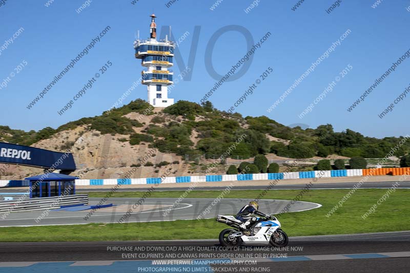 14 to 16th november 2015;Jerez;event digital images;motorbikes;no limits;peter wileman photography;trackday;trackday digital images