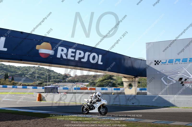 14 to 16th november 2015;Jerez;event digital images;motorbikes;no limits;peter wileman photography;trackday;trackday digital images