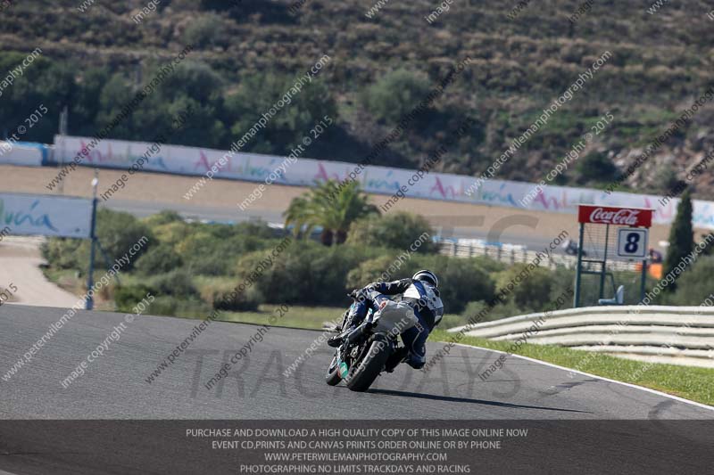 14 to 16th november 2015;Jerez;event digital images;motorbikes;no limits;peter wileman photography;trackday;trackday digital images