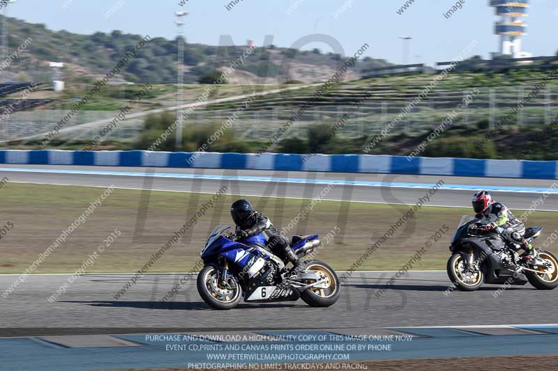 14 to 16th november 2015;Jerez;event digital images;motorbikes;no limits;peter wileman photography;trackday;trackday digital images