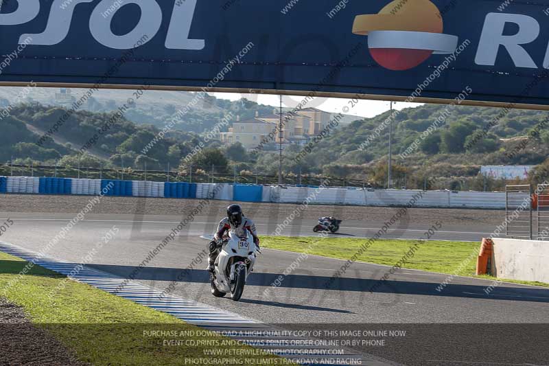 14 to 16th november 2015;Jerez;event digital images;motorbikes;no limits;peter wileman photography;trackday;trackday digital images