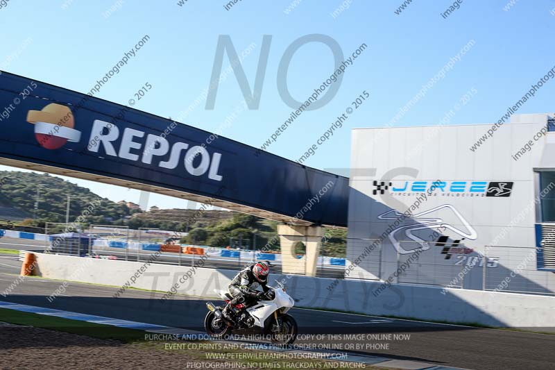 14 to 16th november 2015;Jerez;event digital images;motorbikes;no limits;peter wileman photography;trackday;trackday digital images