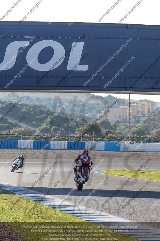 14 to 16th november 2015;Jerez;event digital images;motorbikes;no limits;peter wileman photography;trackday;trackday digital images