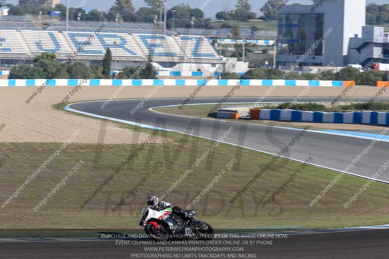 14 to 16th november 2015;Jerez;event digital images;motorbikes;no limits;peter wileman photography;trackday;trackday digital images