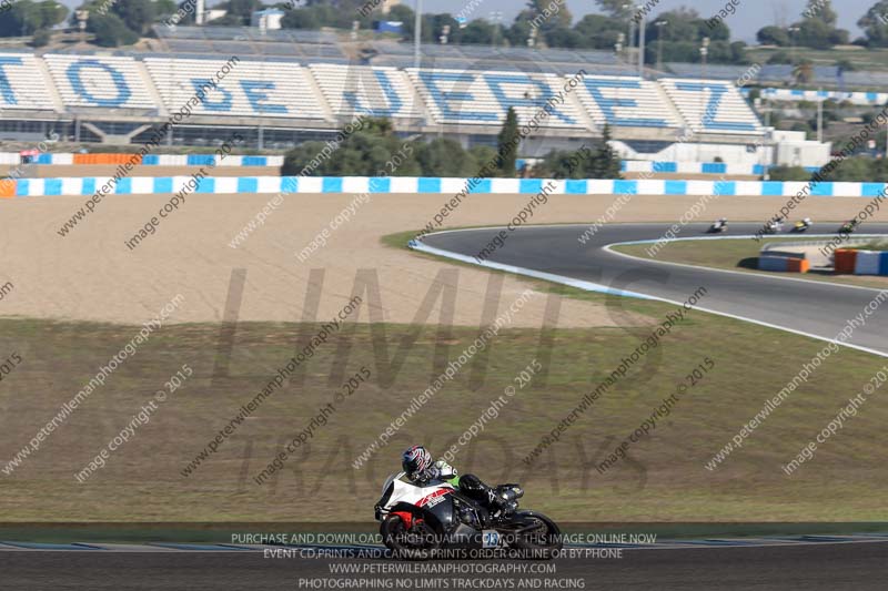 14 to 16th november 2015;Jerez;event digital images;motorbikes;no limits;peter wileman photography;trackday;trackday digital images