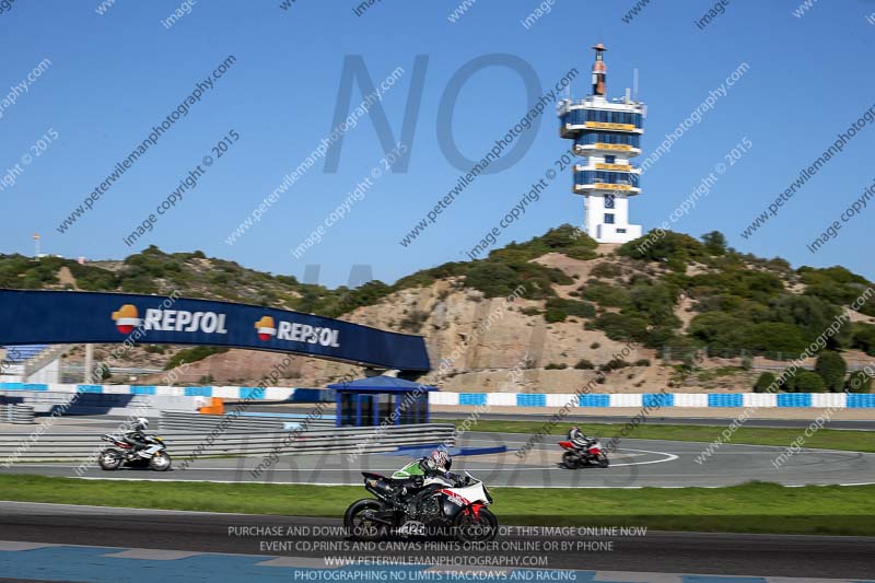 14 to 16th november 2015;Jerez;event digital images;motorbikes;no limits;peter wileman photography;trackday;trackday digital images