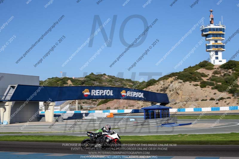 14 to 16th november 2015;Jerez;event digital images;motorbikes;no limits;peter wileman photography;trackday;trackday digital images