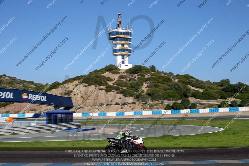 14 to 16th november 2015;Jerez;event digital images;motorbikes;no limits;peter wileman photography;trackday;trackday digital images