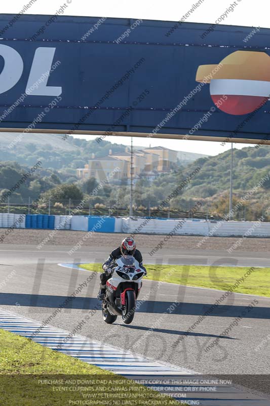 14 to 16th november 2015;Jerez;event digital images;motorbikes;no limits;peter wileman photography;trackday;trackday digital images