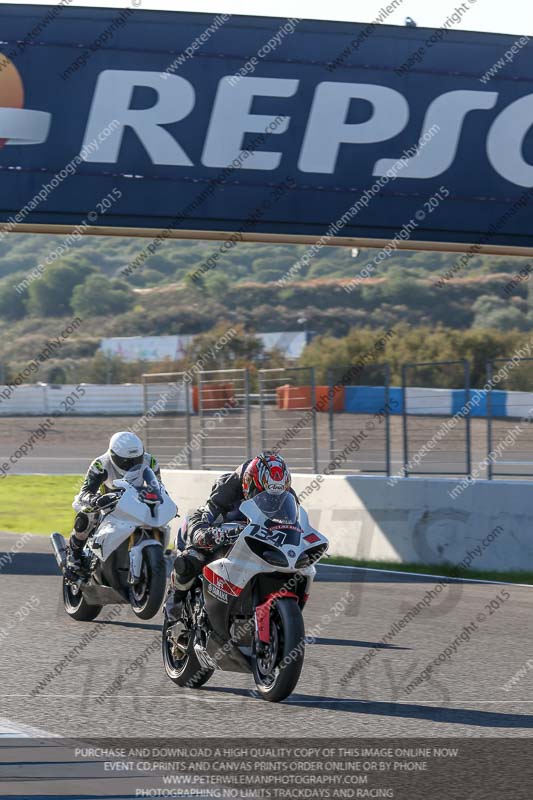 14 to 16th november 2015;Jerez;event digital images;motorbikes;no limits;peter wileman photography;trackday;trackday digital images