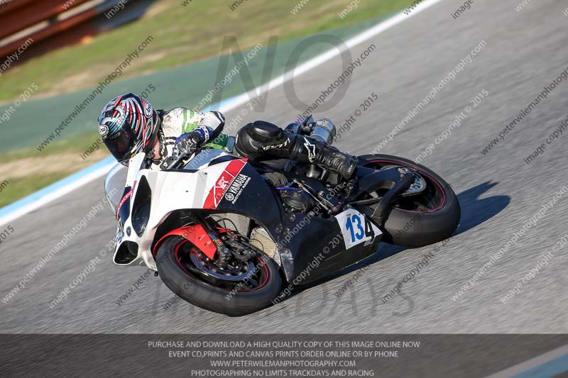 14 to 16th november 2015;Jerez;event digital images;motorbikes;no limits;peter wileman photography;trackday;trackday digital images