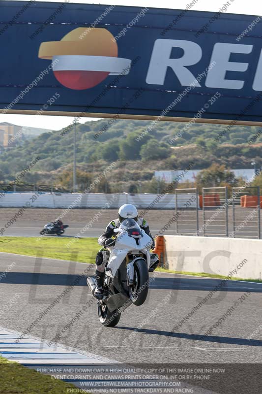 14 to 16th november 2015;Jerez;event digital images;motorbikes;no limits;peter wileman photography;trackday;trackday digital images