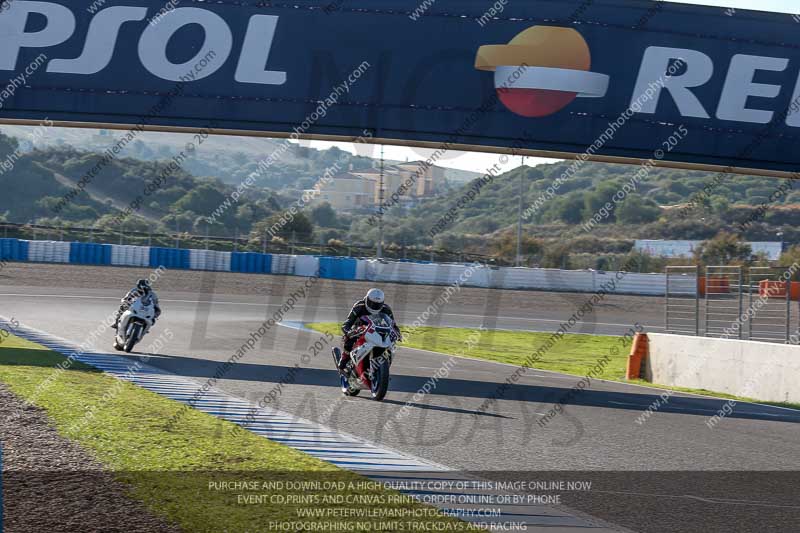 14 to 16th november 2015;Jerez;event digital images;motorbikes;no limits;peter wileman photography;trackday;trackday digital images