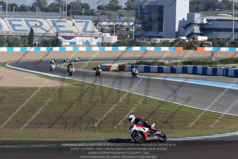 14 to 16th november 2015;Jerez;event digital images;motorbikes;no limits;peter wileman photography;trackday;trackday digital images