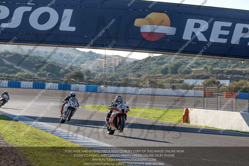 14 to 16th november 2015;Jerez;event digital images;motorbikes;no limits;peter wileman photography;trackday;trackday digital images