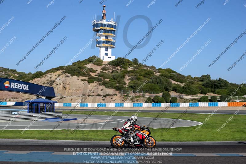 14 to 16th november 2015;Jerez;event digital images;motorbikes;no limits;peter wileman photography;trackday;trackday digital images