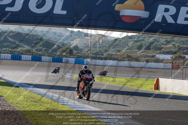 14 to 16th november 2015;Jerez;event digital images;motorbikes;no limits;peter wileman photography;trackday;trackday digital images