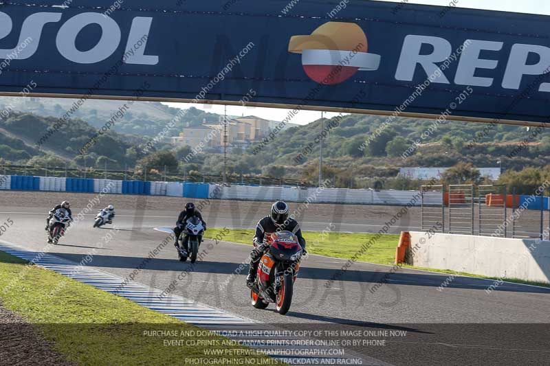 14 to 16th november 2015;Jerez;event digital images;motorbikes;no limits;peter wileman photography;trackday;trackday digital images