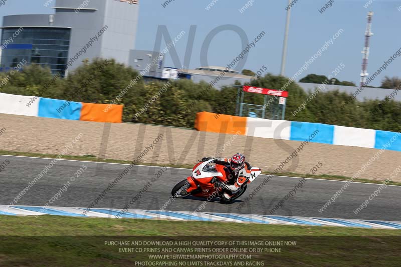 14 to 16th november 2015;Jerez;event digital images;motorbikes;no limits;peter wileman photography;trackday;trackday digital images