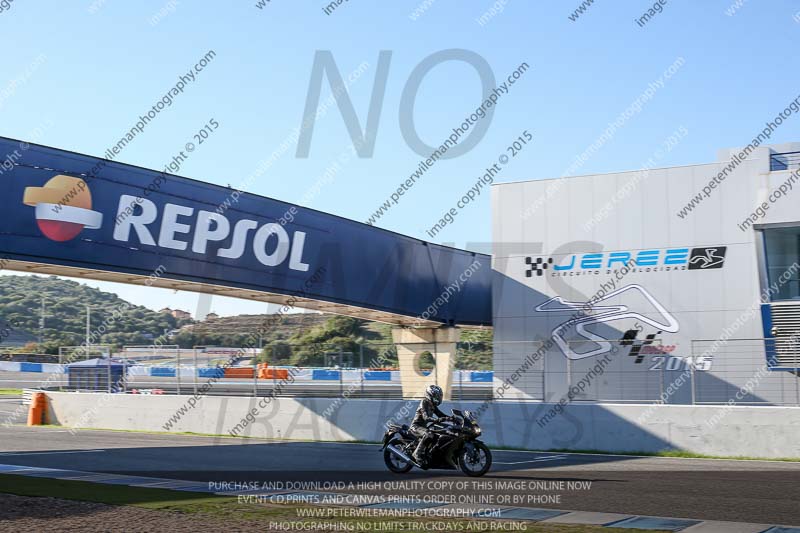 14 to 16th november 2015;Jerez;event digital images;motorbikes;no limits;peter wileman photography;trackday;trackday digital images