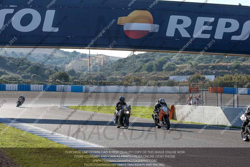 14 to 16th november 2015;Jerez;event digital images;motorbikes;no limits;peter wileman photography;trackday;trackday digital images