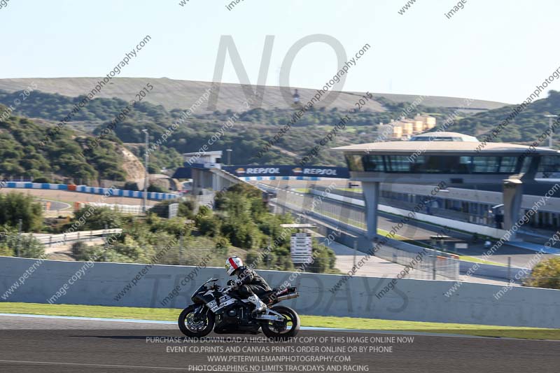 14 to 16th november 2015;Jerez;event digital images;motorbikes;no limits;peter wileman photography;trackday;trackday digital images