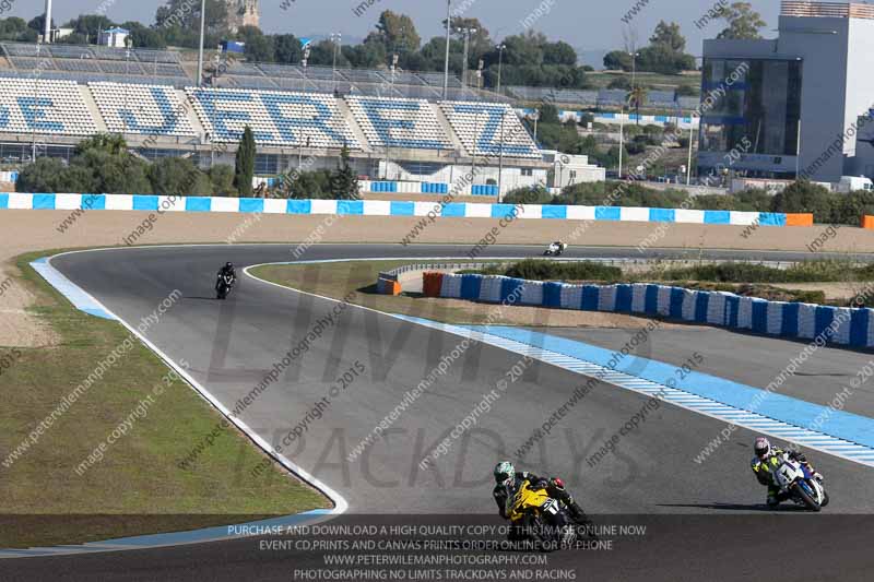 14 to 16th november 2015;Jerez;event digital images;motorbikes;no limits;peter wileman photography;trackday;trackday digital images