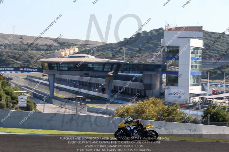 14 to 16th november 2015;Jerez;event digital images;motorbikes;no limits;peter wileman photography;trackday;trackday digital images