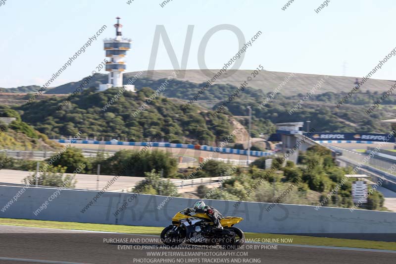 14 to 16th november 2015;Jerez;event digital images;motorbikes;no limits;peter wileman photography;trackday;trackday digital images