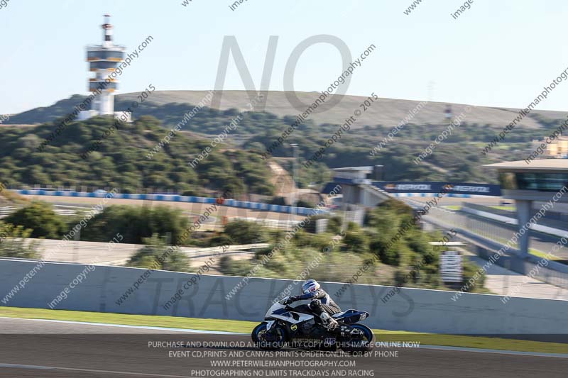 14 to 16th november 2015;Jerez;event digital images;motorbikes;no limits;peter wileman photography;trackday;trackday digital images