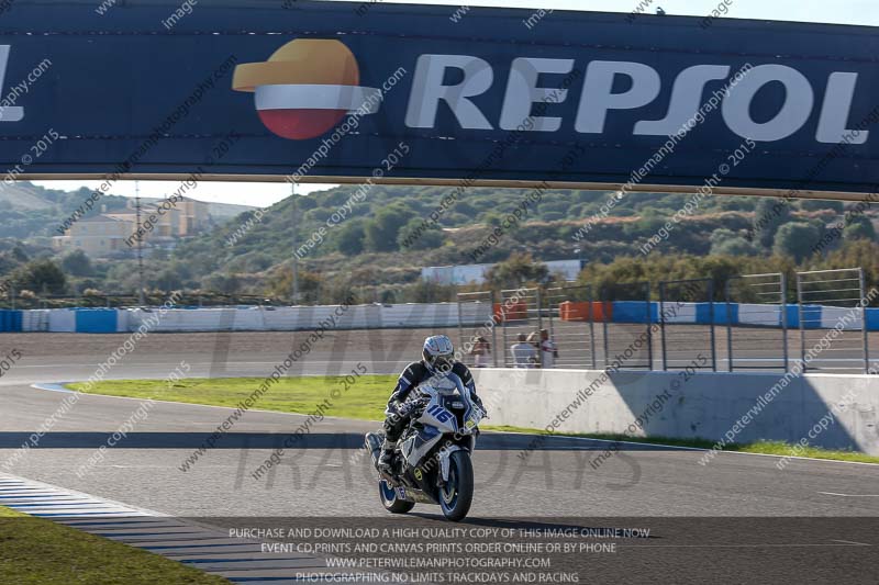 14 to 16th november 2015;Jerez;event digital images;motorbikes;no limits;peter wileman photography;trackday;trackday digital images