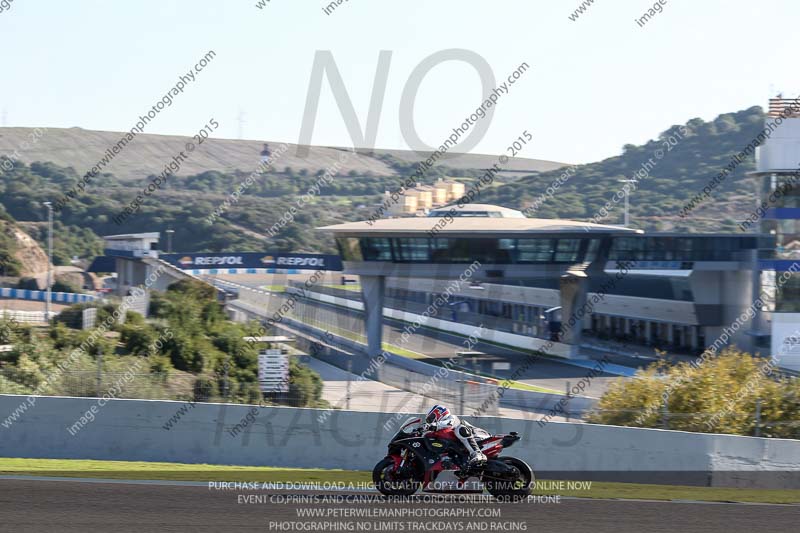 14 to 16th november 2015;Jerez;event digital images;motorbikes;no limits;peter wileman photography;trackday;trackday digital images