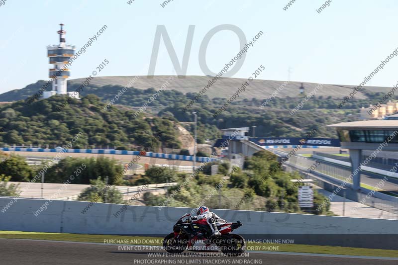 14 to 16th november 2015;Jerez;event digital images;motorbikes;no limits;peter wileman photography;trackday;trackday digital images