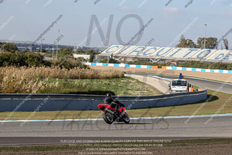 14 to 16th november 2015;Jerez;event digital images;motorbikes;no limits;peter wileman photography;trackday;trackday digital images