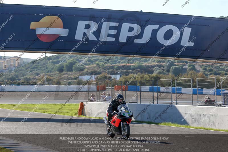 14 to 16th november 2015;Jerez;event digital images;motorbikes;no limits;peter wileman photography;trackday;trackday digital images