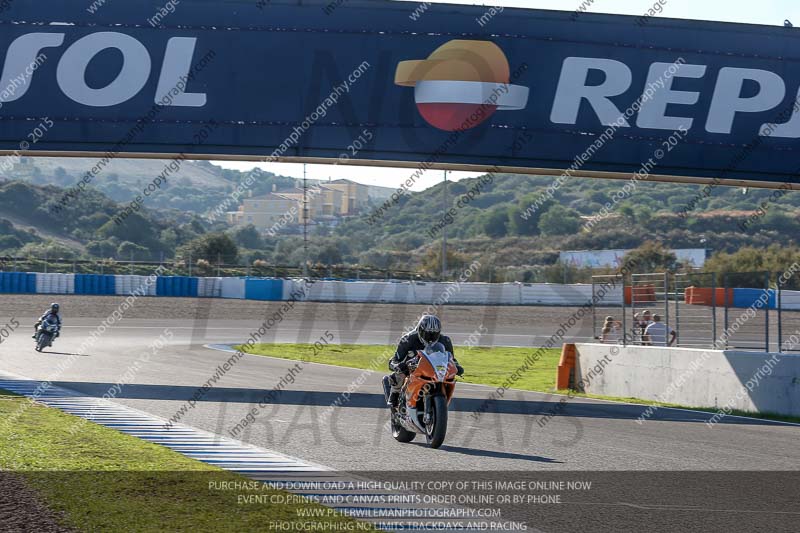 14 to 16th november 2015;Jerez;event digital images;motorbikes;no limits;peter wileman photography;trackday;trackday digital images