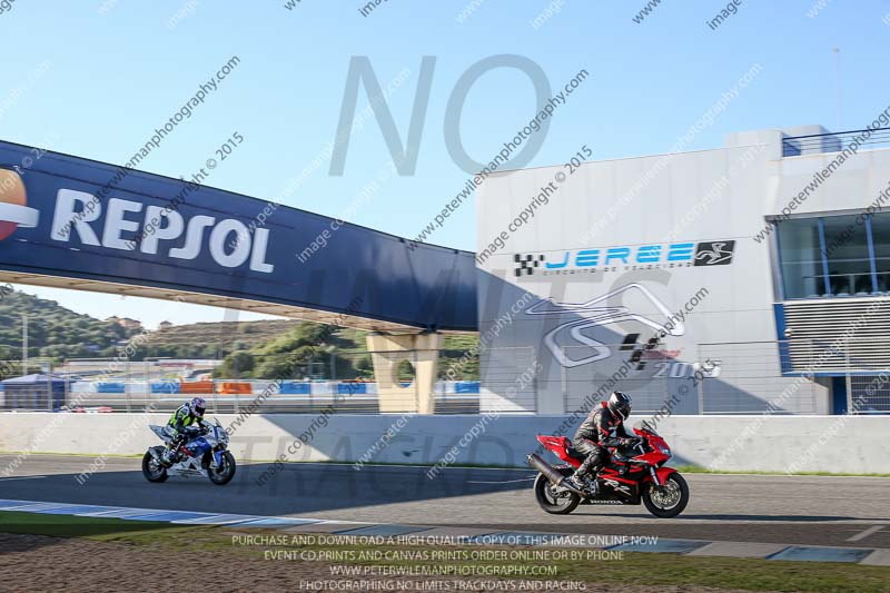 14 to 16th november 2015;Jerez;event digital images;motorbikes;no limits;peter wileman photography;trackday;trackday digital images