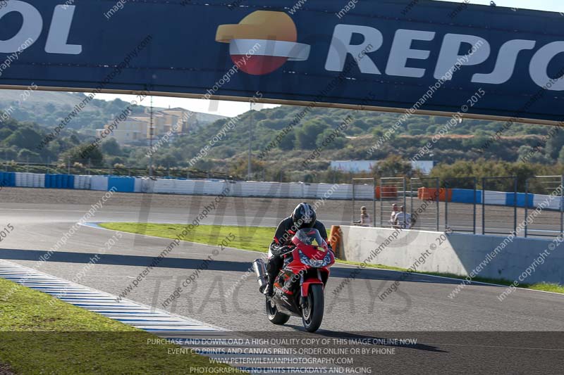 14 to 16th november 2015;Jerez;event digital images;motorbikes;no limits;peter wileman photography;trackday;trackday digital images