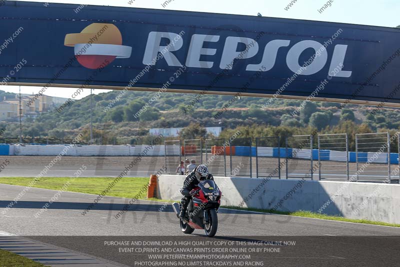 14 to 16th november 2015;Jerez;event digital images;motorbikes;no limits;peter wileman photography;trackday;trackday digital images