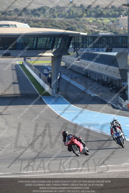 14 to 16th november 2015;Jerez;event digital images;motorbikes;no limits;peter wileman photography;trackday;trackday digital images