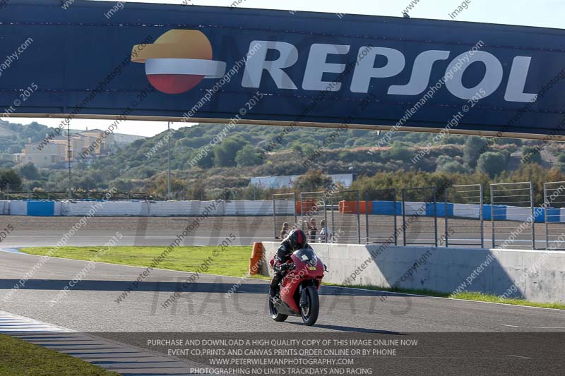 14 to 16th november 2015;Jerez;event digital images;motorbikes;no limits;peter wileman photography;trackday;trackday digital images