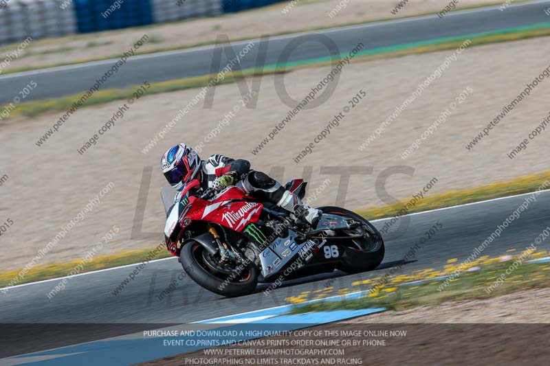 14 to 16th november 2015;Jerez;event digital images;motorbikes;no limits;peter wileman photography;trackday;trackday digital images