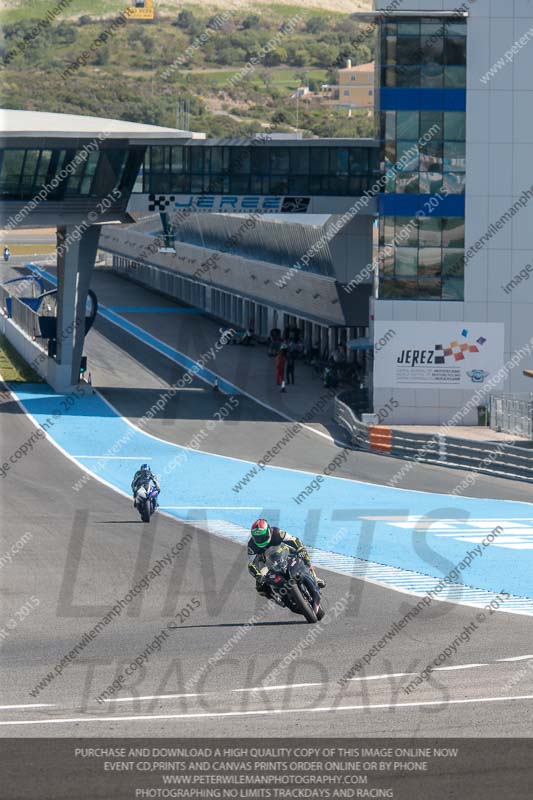 14 to 16th november 2015;Jerez;event digital images;motorbikes;no limits;peter wileman photography;trackday;trackday digital images