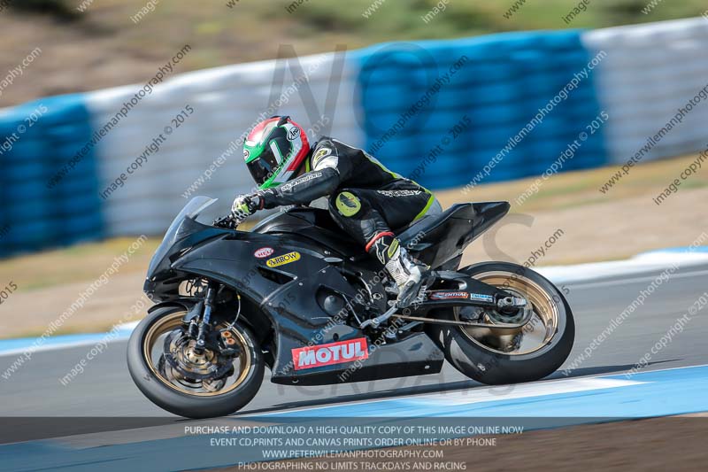 14 to 16th november 2015;Jerez;event digital images;motorbikes;no limits;peter wileman photography;trackday;trackday digital images